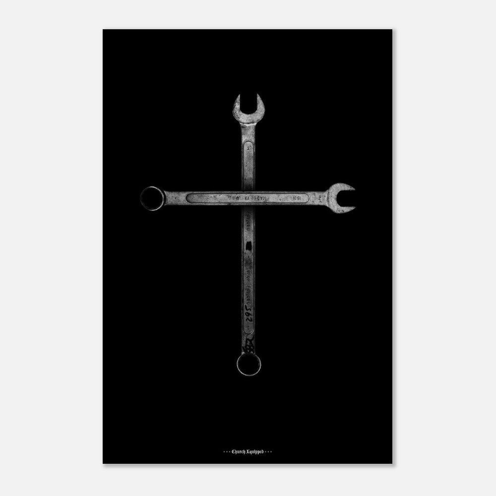 Crossed Wrenches poster 60x90 cm / 24x36″