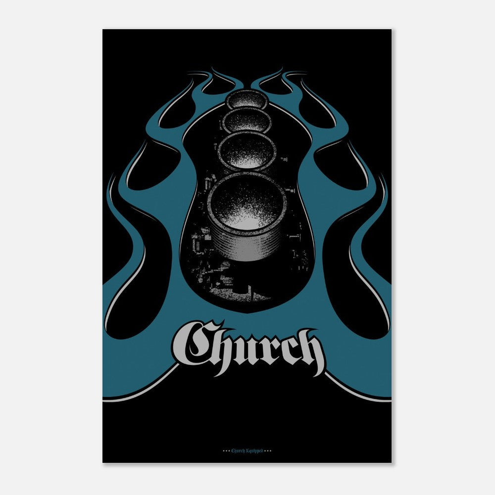 Flames poster 60x90 cm / 24x36″