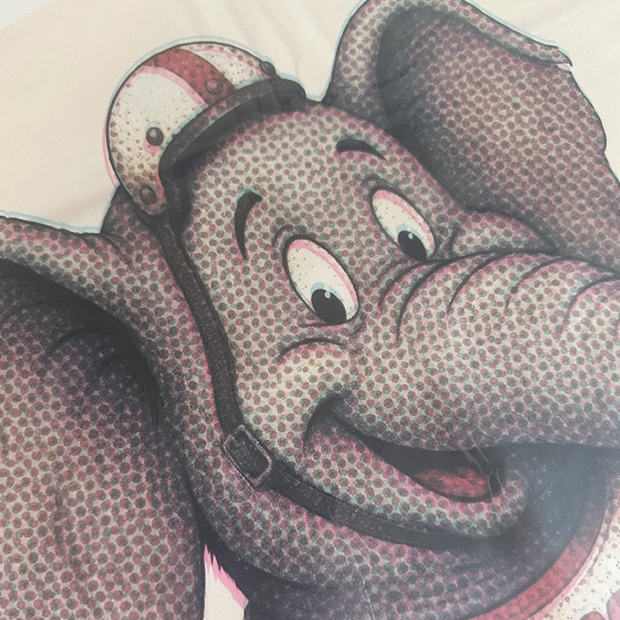 426 Hemi supersized decal print elephant face and racing helmet detail