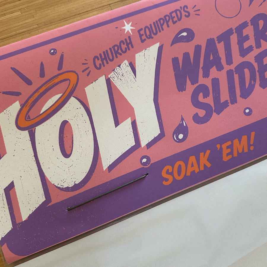 Leaky Valves supersized decal print header detail