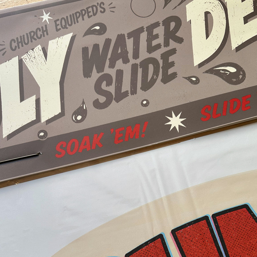 Punk Rock supersized decal print detail
