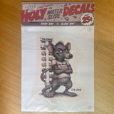 SUPERSIZED Big Block Holy Water Slide Decal print in package