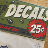 Shoe Fly supersized decal print detail