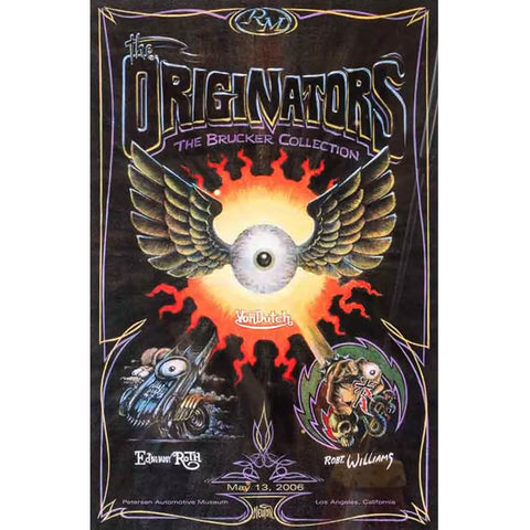 Originators poster from the Brucker Auction in 2006. Ed Newton Art.