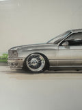 Chip Foose original signed BWM illustration