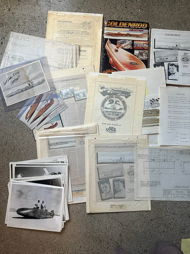 Vintage lot of Summers Brothers Goldenrod ephemera