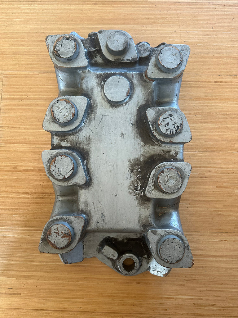 Original Mickey Thompson wood sand cast manifold pattern. SBC